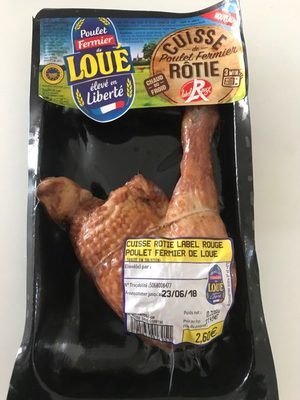 Cuisse rotie de poulet fermier label rouge