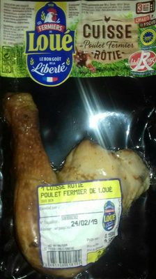Cuisse poulet rôtie fermier