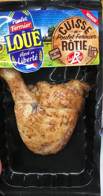 Cuisse de poulet fermier rôtie