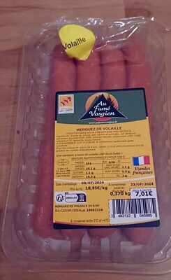 Merguez de volaille