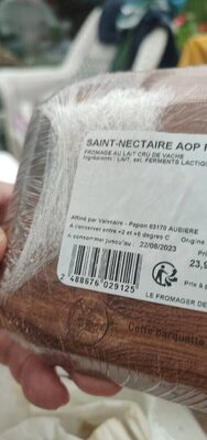 Saint Nectaire AOP Fermier