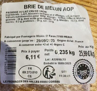 Brie de Melun AOP