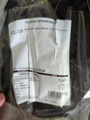 Kürbiscremesuppe
