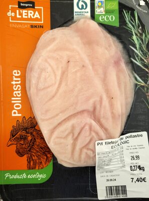 Pechuga de Pollo, Fileteada