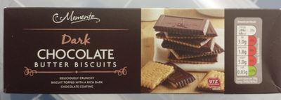 Chocolate butter biscuits