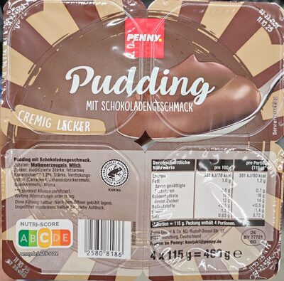 Pudding Schokoladengeschmack