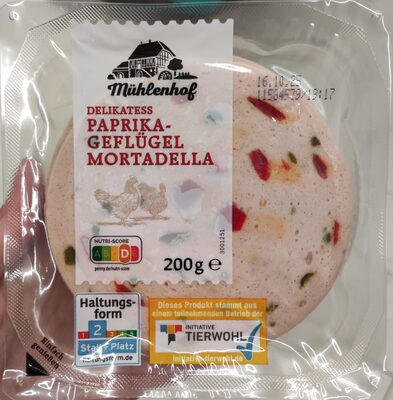 Paprika-Geflügel Mortadella