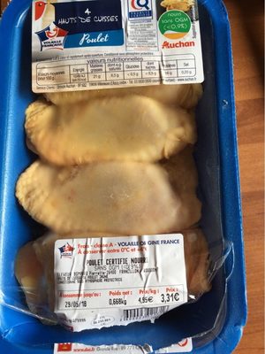 4 hauts de cuisse de pulet