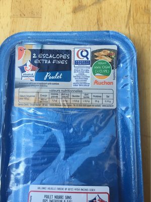 Escalopes extra fines