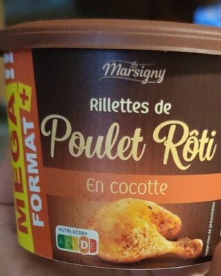 Rillettes de poulet rôti en cocotte