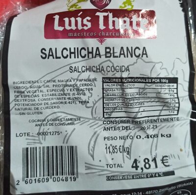 Salchicha blanca