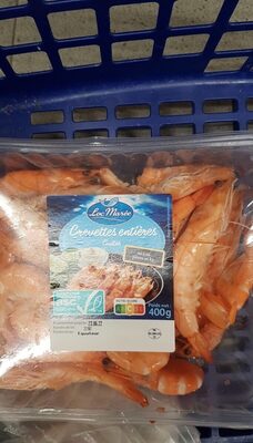 Crevettes entières cuites