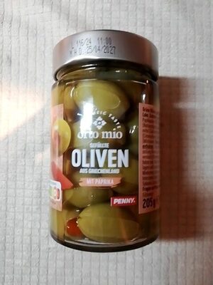 Gefüllte Oliven mit Paprika