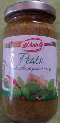 Pesto au basilic et piment rouge