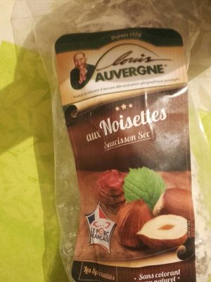 Saucisson sec noisettes