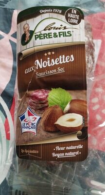 Saucisson sec aux noisettes
