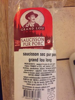 Saucisson sec pur porc