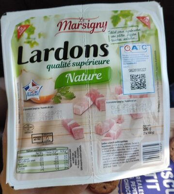 Lardons nature Qualité Supérieure