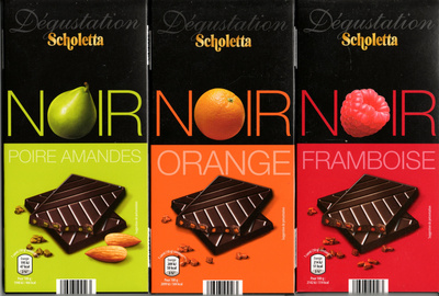 Chocolat Noir Poire Amandes