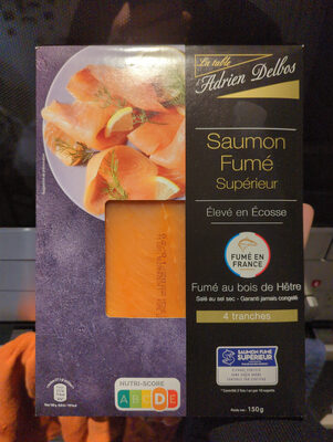 Saumon atlantique fumé élevé en Ecosse
