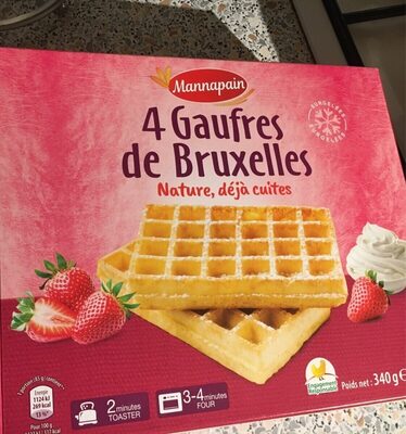 4 gaufres de bruxelles
