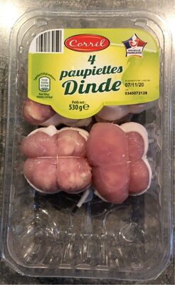 4 paupiettes Dinde