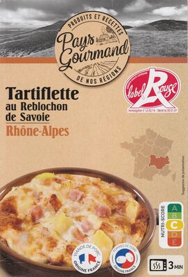 Tartiflette au Reblochon de Savoie label rouge