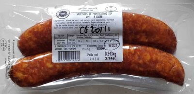 Saucisse de Montbeliard IGP