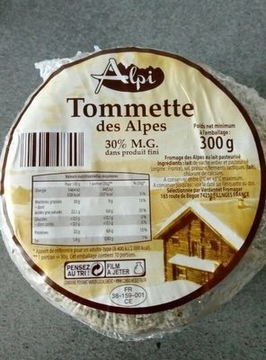 Tommette des alpes