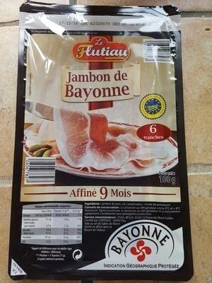 Jambon de Bayonne tranché affiné 9 mois
