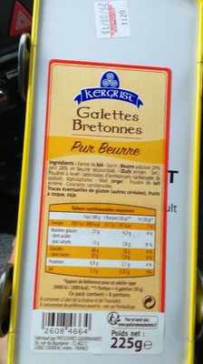 Galettes bretonnes pur beurre