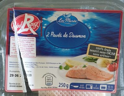 2 pavés de Saumon