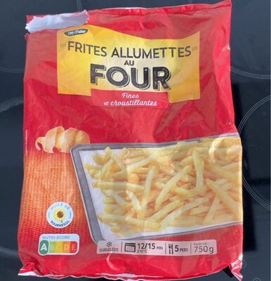 Frites allumettes au four