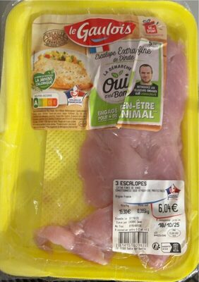 Escalope Extra fine de Dinde