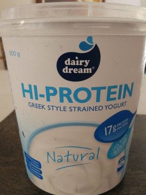 Hi-protein greek style strained yogurt