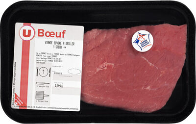 Viande bovine - Steak ** Genisse, Nouvelle agriculture, 1 pièce