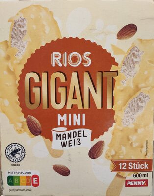 Gigant Mini Mandel Weiß