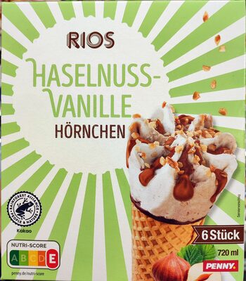 Haselnuss-Vanille Hörnchen