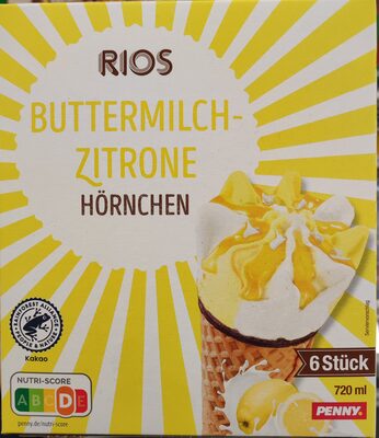 Buttermilch-Zitrone Hörnchen