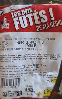 Pilons de poulet à la mexicaine