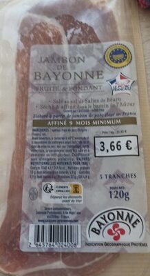 Jambon de bayonne