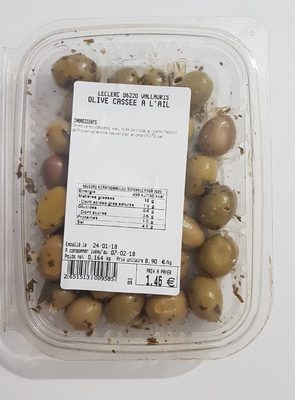 Olives cassés à l'ail