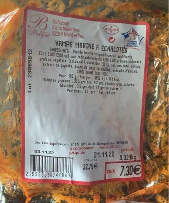Hampe marine a echalotes