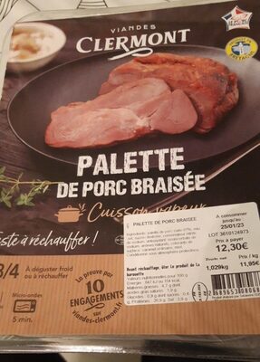 Palette de porc braisé