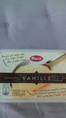 Crème glacée à la vanille Bourbon