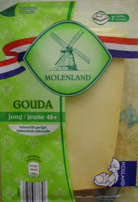 Gouda jeune 48  7 tranches