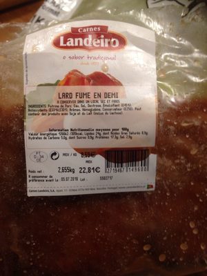 Lard fumé