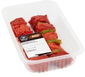 Filière Qualité Carrefour BBQ Brochette Boeuf Marinée Rum Steak Extra