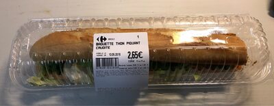 Baguette crudité