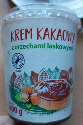 Krem kakaowy z orzechami laskowymi